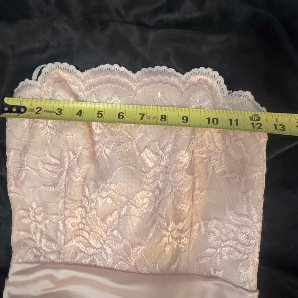 Roberta Bridal Pink Lace Prom Dress - Picture 9 of 11